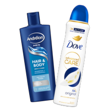 Alle Andrélon, Axe, Dove, Rexona of Zwitsal deodorant